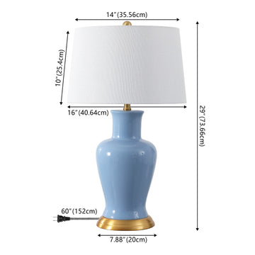 Julian 29" Ceramic LED Table Lamp
